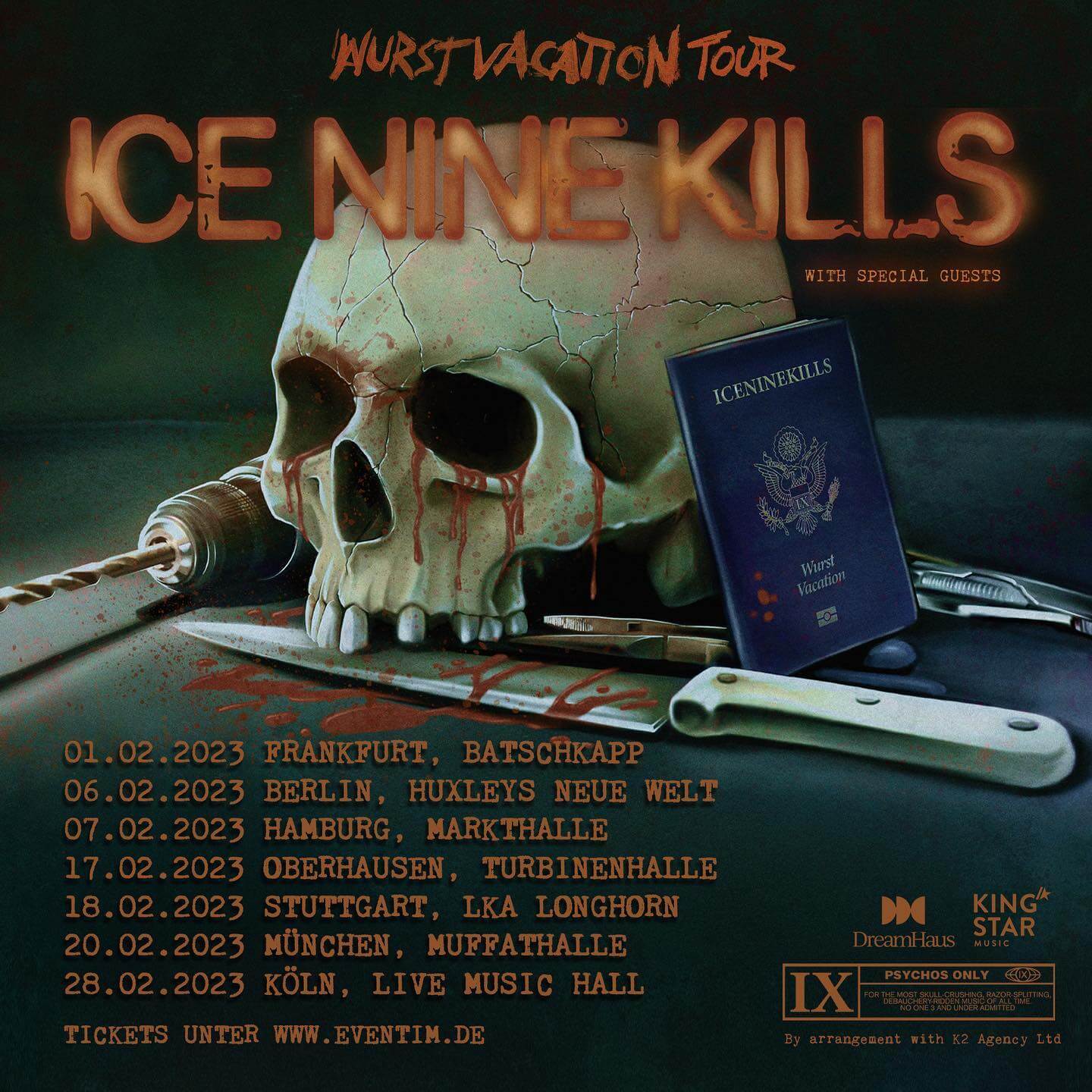 ice nine kills tour deutschland