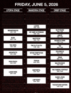 Timetable für Rock im Park und Rock am Ring 2026 veröffentlicht ...
