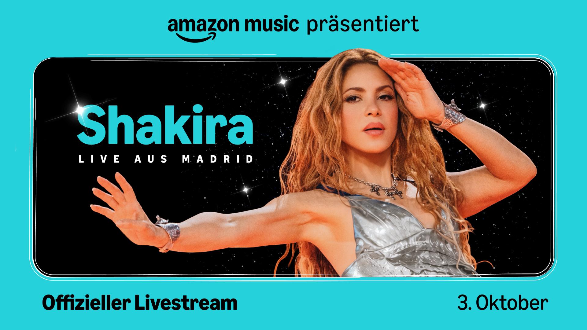 Shakira Im Livesteam Live Aus Madrid Am 3 Oktober 2026 Frontstage Shakira Im Livesteam Live Aus Madrid Am 3 Oktober 2026 Frontstage
